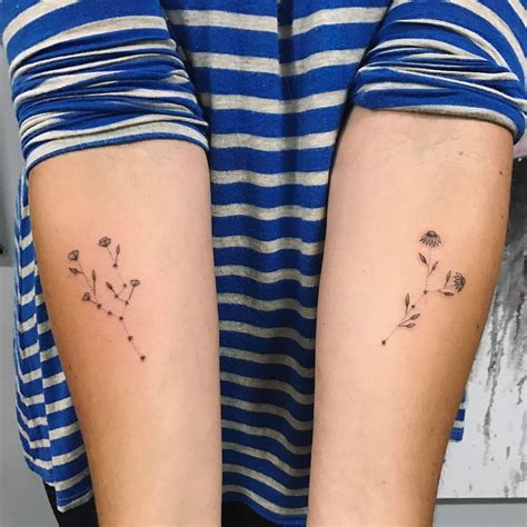 Gemini And Cancer Constellation Tattoo