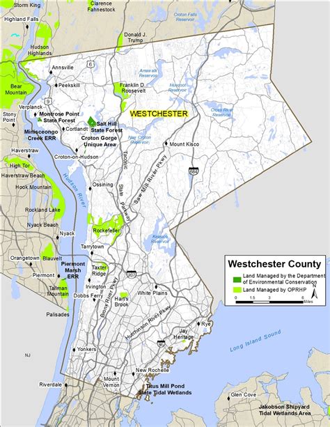 Westchester County New York Map