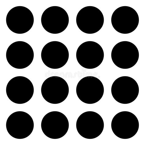 Black Circles Vector Illustration Circles Design Element Circles