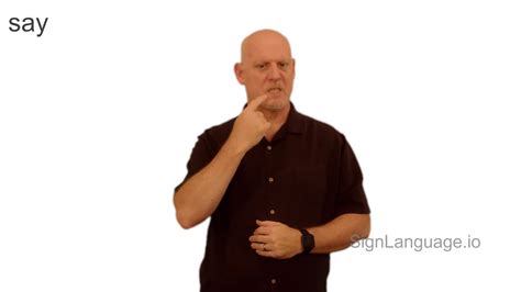 Say In Asl Example 4 American Sign Language