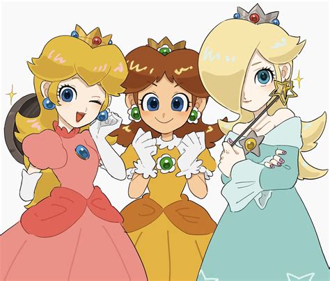The Three Princesses Peach Daisy And Rosalina Peach A Vrogue Co