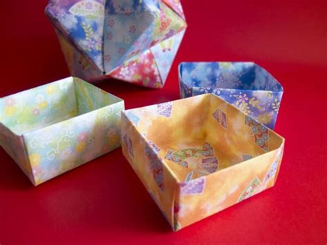 How To Make An Origami Box 17 Boxes Paper Crafts Directions