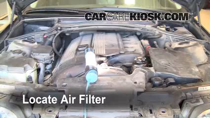 The engine oil filter is located just right of center if standing in front of the car. Interior Fuse Box Location: 1999-2006 BMW 325i - 2002 BMW 325i 2.5L 6 Cyl. Sedan