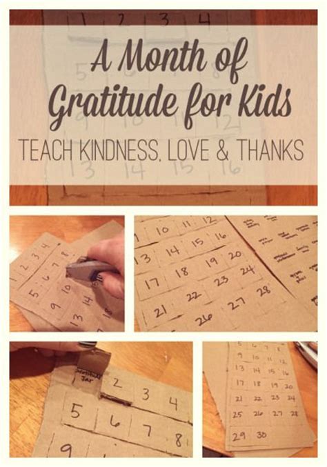 A Month Of Gratitude With Kids Teach Kindness Love And
