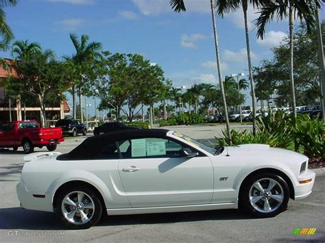 2008 Performance White Ford Mustang Gt Premium Convertible 441551