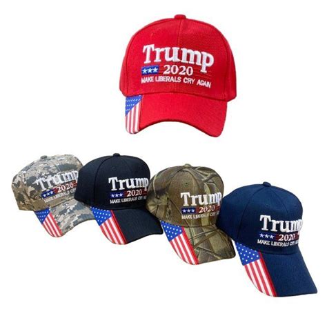 High quality anyone but trump gifts and merchandise. TRUMP 2020 Hat 3D Embroidered with MAKE LIBERALS CRY AGAIN ...