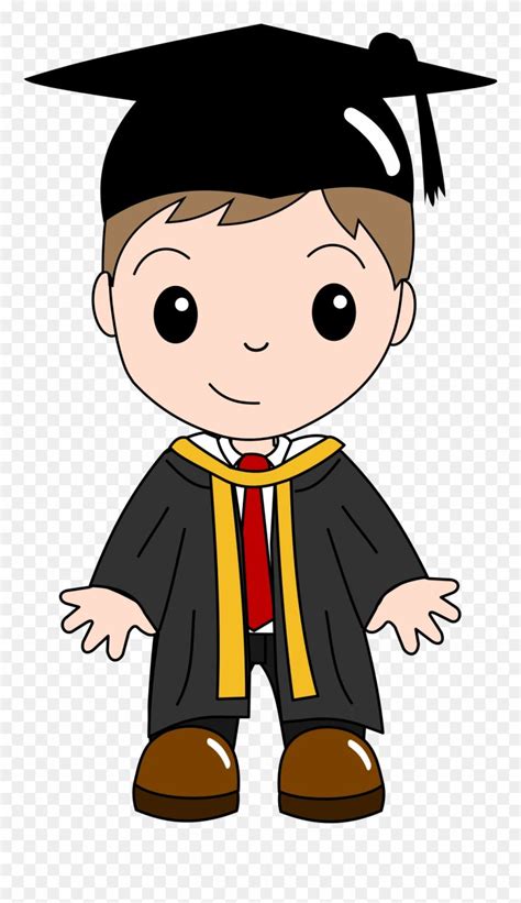 Graduation Ceremony Cartoon Clip Graduation Boy Clipart Png