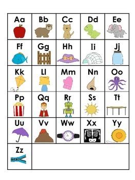 Check spelling or type a new query. Guided Reading Essentials: Printable Alphabet Chart and ...