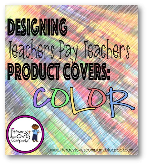 Literacy Loves Company Designing Tpt Product Covers Color