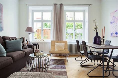 Small 45 M2 Swedish Style Apartment With Eye Catching Details