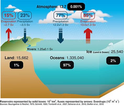 Big Changes In Ocean Salinity Intensifying Water Cycle Water Cycle