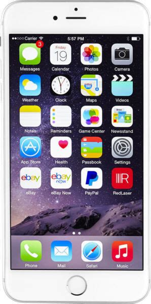 Apple Iphone 6 Plus 16gb Silver Unlocked A1524 Cdma Gsm For