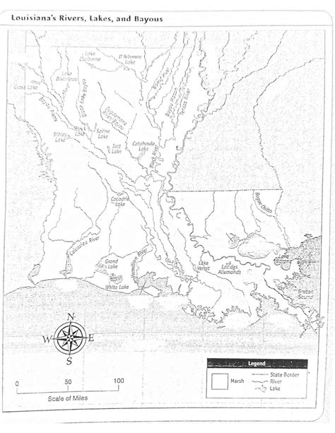 8th Grade Ss Louisiana Rivers Lakes And Bayous Diagram Quizlet
