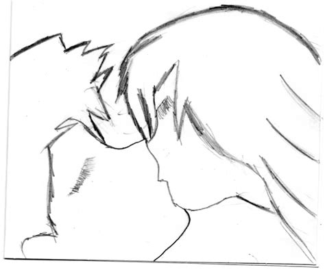 Anime Couple Kissing By 1twilightprincess1 On Deviantart