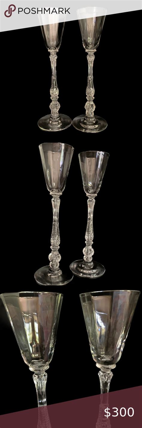 Heisey Crystal Cordial Glasses 1930’s In 2020 Cordial Glasses Cordial Glass Crafts