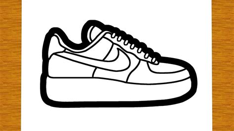 Come Disegnare Una Scarpa Nike Air Force Disegni Facili Ed