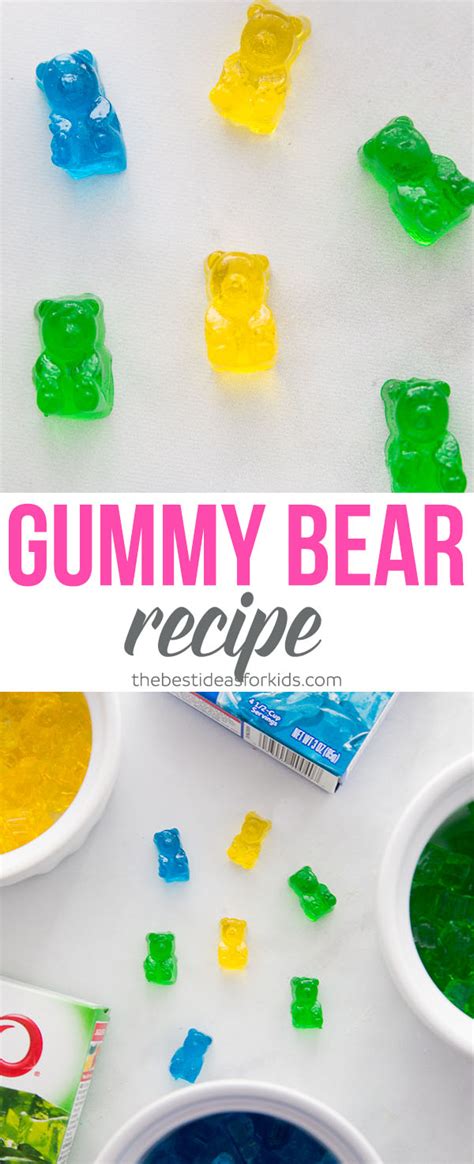Homemade Gummy Bear Recipe - The Best Ideas for Kids