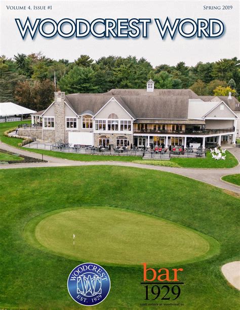 At woodcrest, we want to invite people to sit down and have a cup of coffee with friends and talk about spiritual life and. Woodcrest Word Spring 2019 by Woodcrest Country Club - Issuu