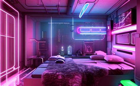 Cyberpunk Bedroom Futuristic Bedroom Futuristic Bedroom Design