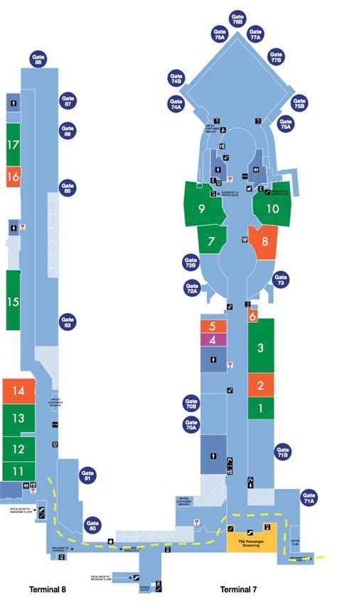 Atlanta Airport Map Southwest Airlines Terminal Hartsfield Jackson