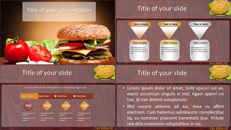 Free Burger Powerpoint Template