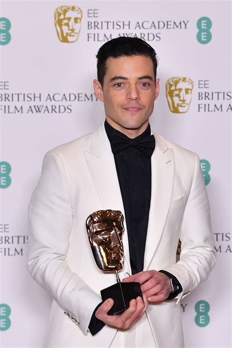 rami malek won best actor for his role in bohemian rhapsody at the 2019 bafta awards in london