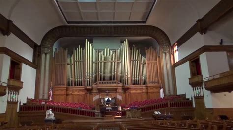 1888 Roosevelt Pipe Organ At Denvers Trinity United Methodist Church