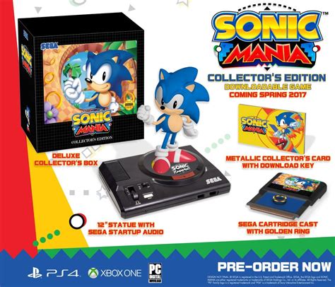 Sonic Mania Collectors Edition Hits All The Nostalgia Notes Ign