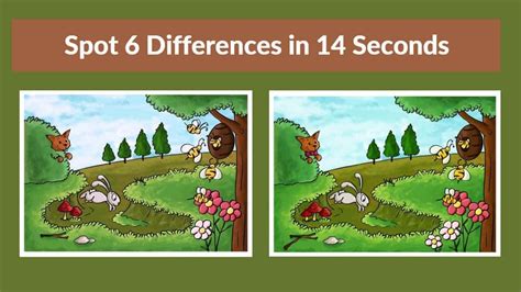 Spot The Difference Can You Spot 6 Differences Between The Two