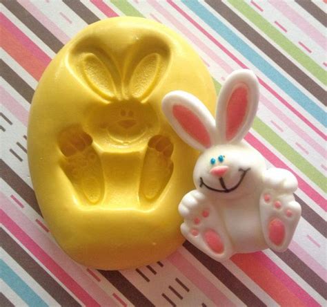Easter Bunny Silicone Mold Bunny Mold Candy Easter Bunny Etsy Baby