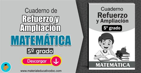 Cuaderno de trabajo matematicas 5 secundaria resuelto respuestas 2020 2021 pdf. Refuerzo y Ampliación Matemática 5º grado cuaderno de trabajo