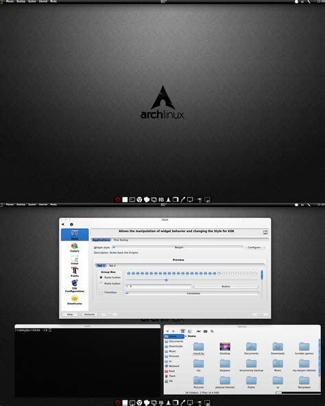 Arch Kde By Craazyt On Deviantart