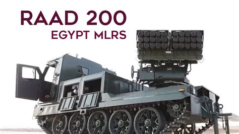 Raad 200 Mlrs Egypt Unveils Powerful New Rocket Launcher Youtube