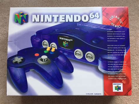 The Picture Of The Nintendo 64 Funtastic Series Grape Purple United