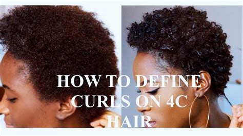 How To Define Curls On 4b4c Natural Hair Detailed Youtube