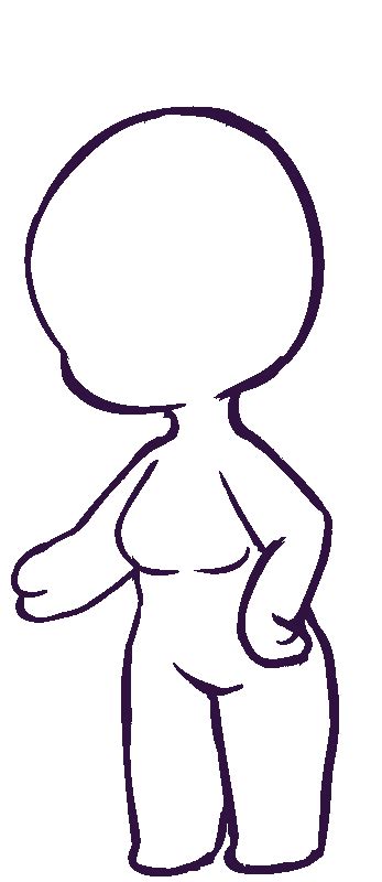 Female Body Drawing Base Free Download On Clipartmag