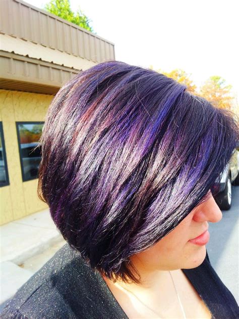 20 Of The Best Ideas For Short Hairstyles With Purple Highlights Home