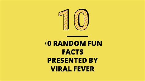 Top 10 Random Fun Facts Youtube