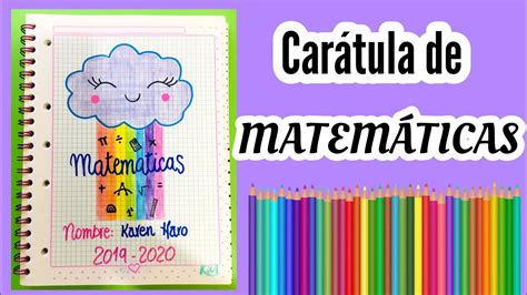 Con estos juegos de matemáticas para primaria ✅, ordenados por curso y tema puedes practicar exactamente el concepto que necesitas de forma divertida. Secundaria Creativo Caratula De Matematica | review terbaru