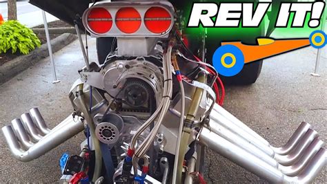 Its just a straight through muffler with no ceramic glass packing. CRAZY LOUD DRAGSTER w/ Ice Cold Engine & Exhaust | LOUDEST ...