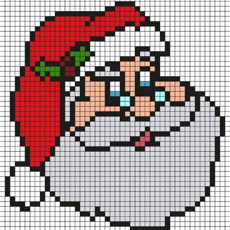+31 idées et designs pour vous inspirer en images. Pixel art Noël : tous les modèles de Tête à modeler