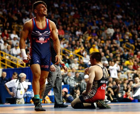 At The Us Olympic Wrestling Trials Theres A Fine Line Between All