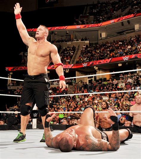 Raw John Cena Vs Randy Orton John Cena Randy Orton