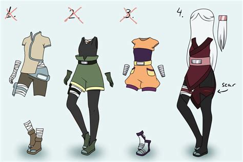 Naruto Clothes Adoptables By 2000lulu1 On Deviantart