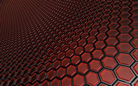 Hd Wallpaper Honeycomb Red Hd Red And Gray Honeycomb Surface Digital