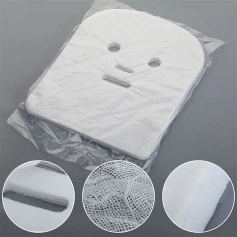 Pcs Pure Cotton Diy Beauty Mask Salon Disposable Facial Gauze Highly Water Absorption Non