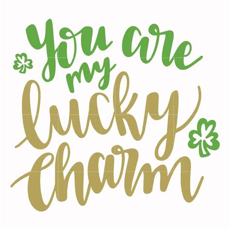 Download You are my lucky charm svg, shamrock svg, st patrick day ...