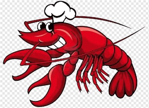 Crayfish Drawing Of A Lobster Crustacean Food Seafood Png Pngwing