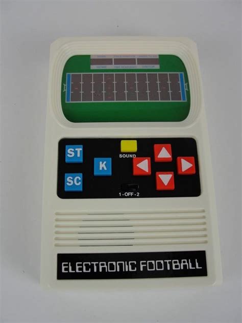 Vintage 1970s Mattel Electronic Football Handheld Game Retro Video