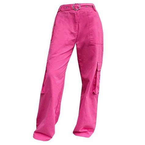 bubblegum pink cargo pants pink cargo pants clothes hot pink pants
